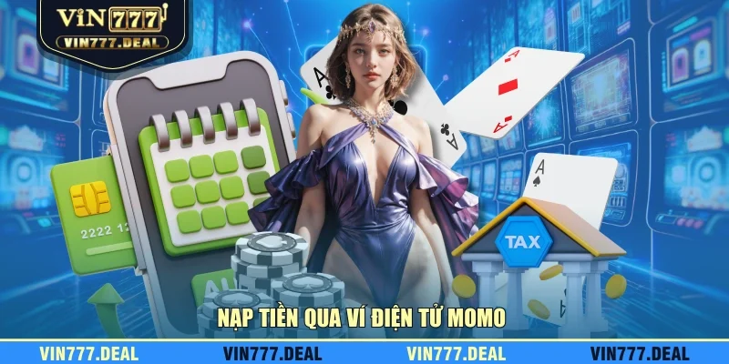 Nạp tiền qua ví điện tử Momo 