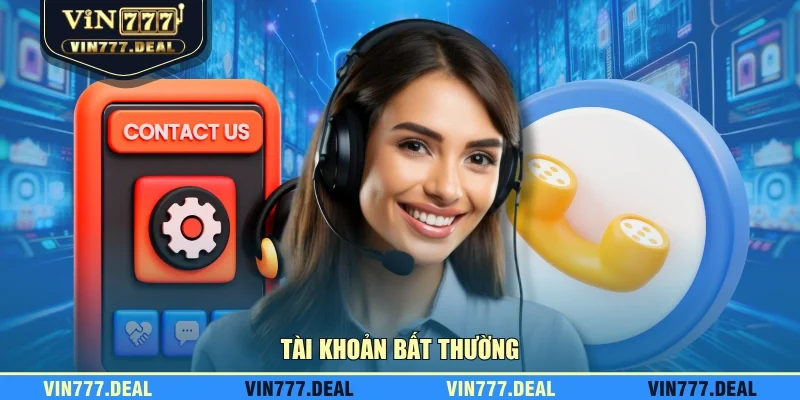 Tài khoản bất thường