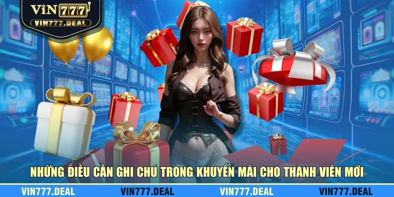 Những điều cần ghi chú trong khuyến mãi cho thành viên mới